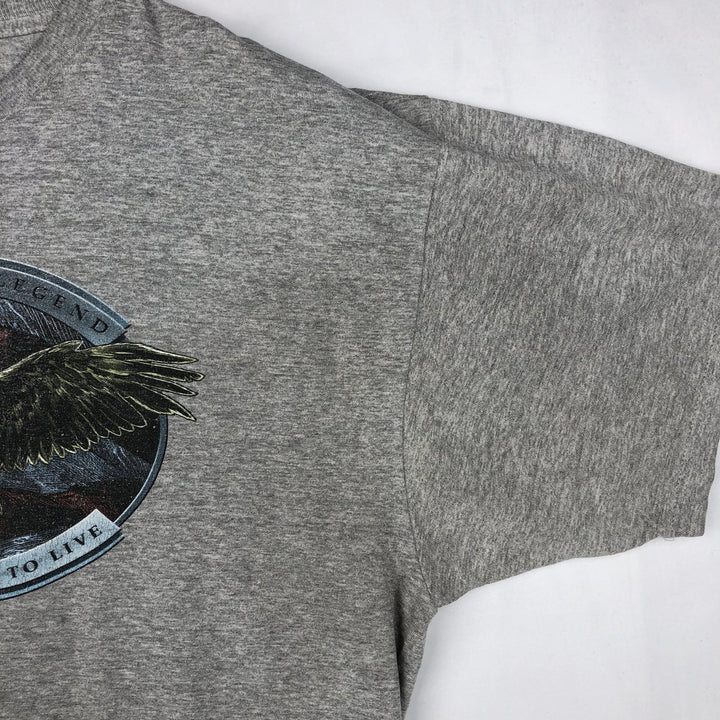 Harley-Davidson Eagle Pattern Motorcycle Bike T-shirt Men's XL unclear gray type Vintage Second Hand