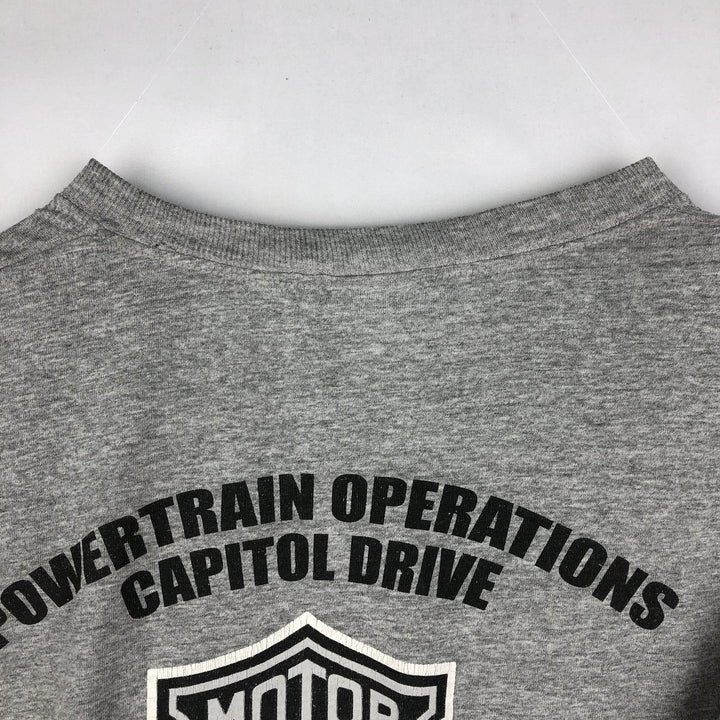 Harley-Davidson Eagle Pattern Motorcycle Bike T-shirt Men's XL unclear gray type Vintage Second Hand