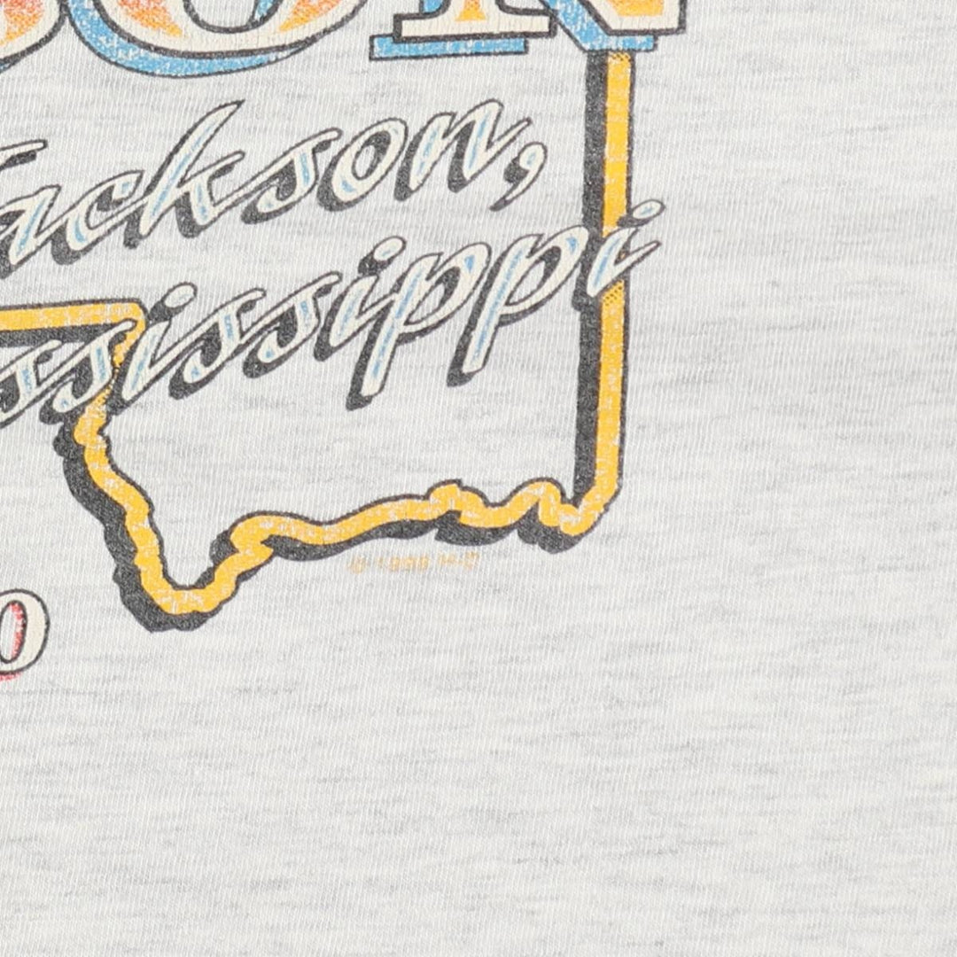 90'S Harley-Davidson Hanes BEEFY-T Motorcycle T-Shirt, Made in USA, Men's XXL equivalent, Vintage cotton gray type Vintage Second Hand