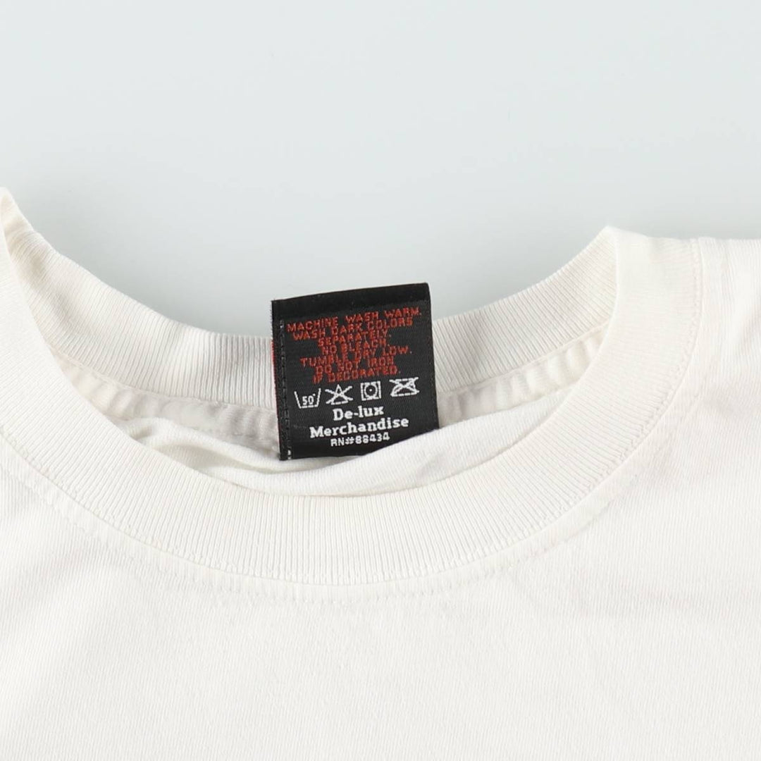 00'S Harley-Davidson Motorcycle Bike T-shirt Made in USA Men's XL cotton white type Vintage Second Hand