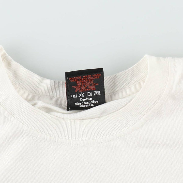 00'S Harley-Davidson Motorcycle Bike T-shirt Made in USA Men's XL cotton white type Vintage Second Hand