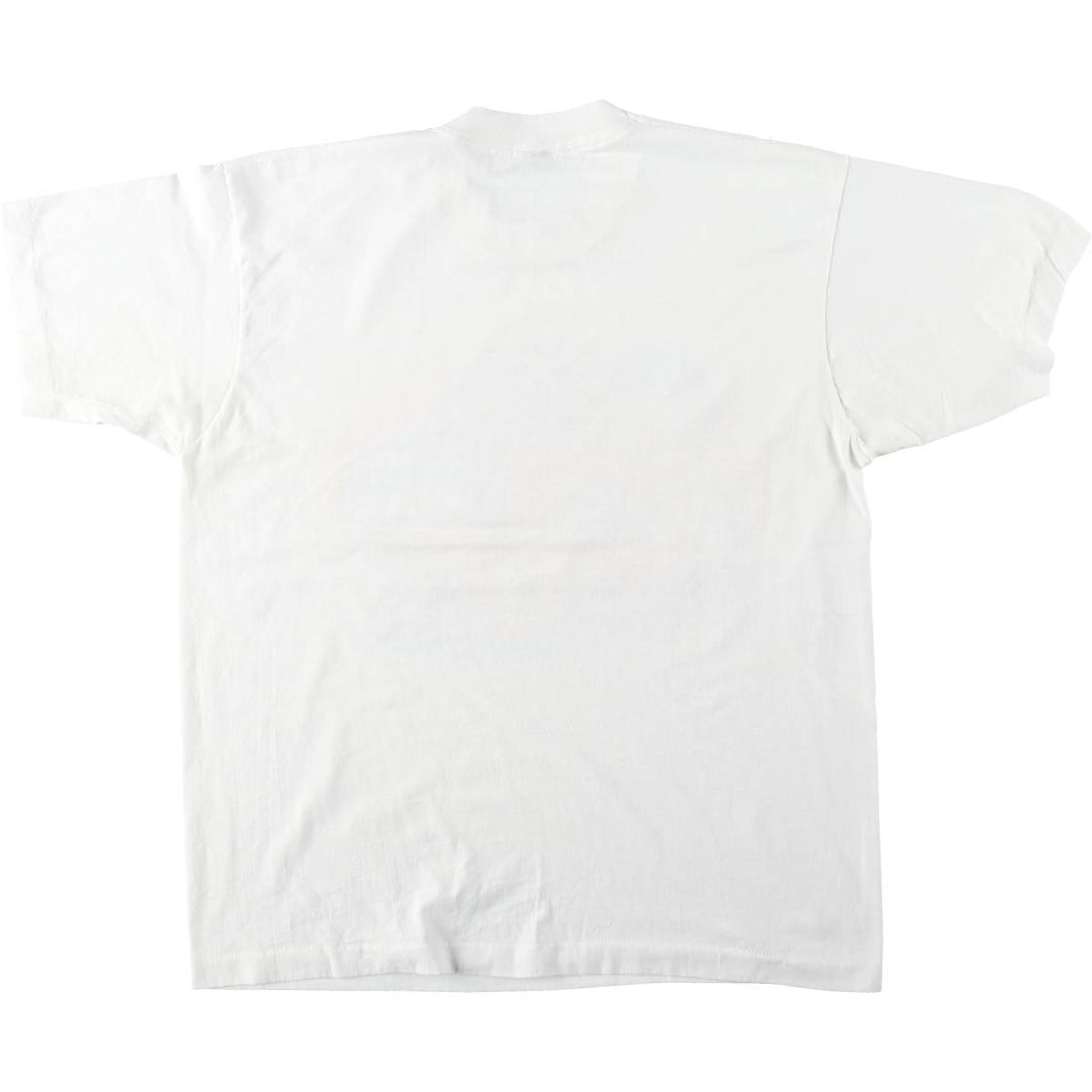 80'S Screen Stars Best Advertising T-Shirt, Made in USA, Men's XL equivalent, Vintage cotton white type Vintage Second Hand