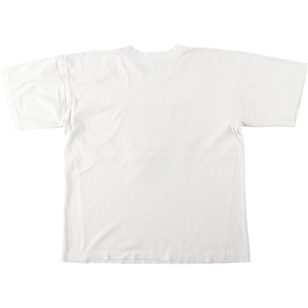 ~90'S Australian Women's Party Print T-Shirt, Men's Size L (Equivalent), Vintage unclear white type Vintage Second Hand