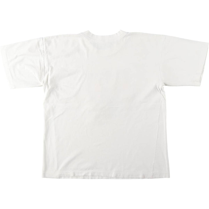 ~90'S Australian Women's Party Print T-Shirt, Men's Size L (Equivalent), Vintage unclear white type Vintage Second Hand