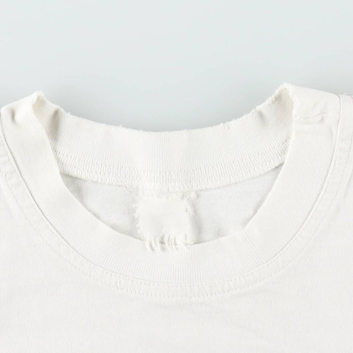 ~90'S Australian Women's Party Print T-Shirt, Men's Size L (Equivalent), Vintage unclear white type Vintage Second Hand