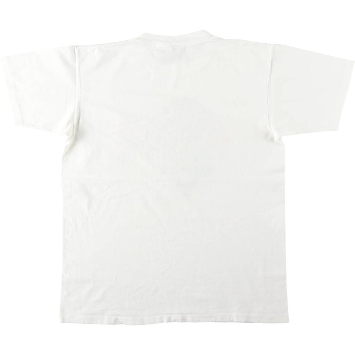 90'S ONEITA POWER-T Printed T-shirt Made in USA Men's XL Vintage cotton white type Vintage Second Hand