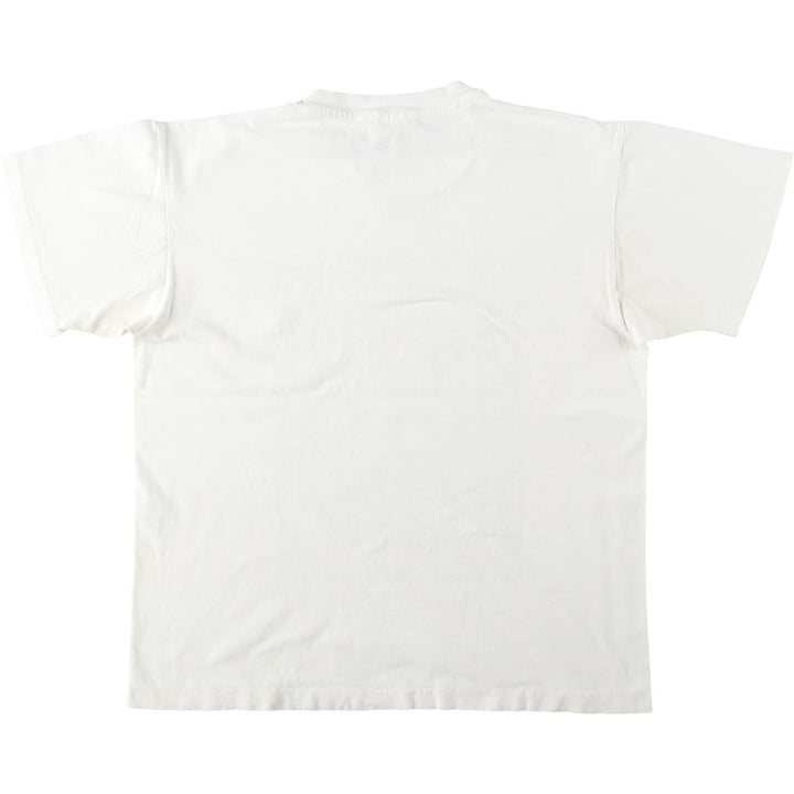90'S Anvil Solar Power Print T-Shirt, Made in USA, Men's Size L (Equivalent), Vintage cotton white type Vintage Second Hand