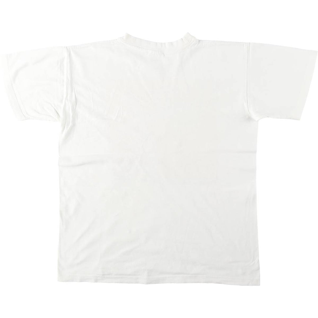 90'S D&D print T-shirt, men's size M (approx.) cotton white type Vintage Second Hand