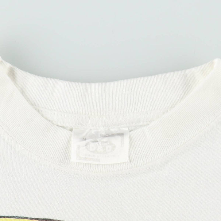 90'S D&D print T-shirt, men's size M (approx.) cotton white type Vintage Second Hand