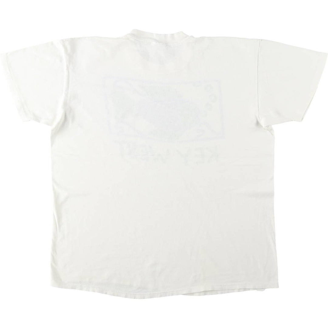 90'S STEDMAN Super HI CRU Print T-Shirt, Men's XL equivalent, Vintage cotton white type Vintage Second Hand