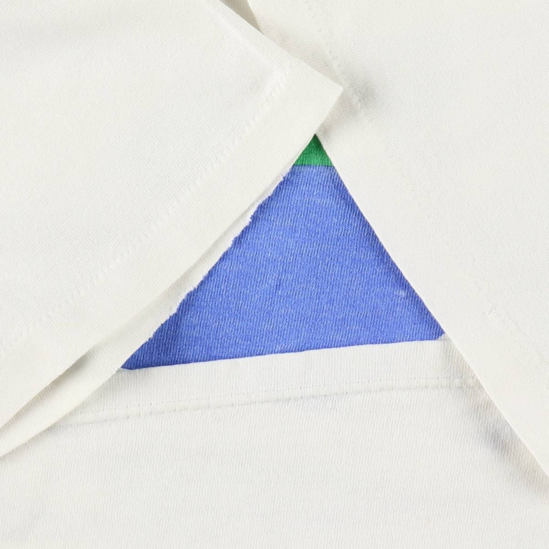 90'S STEDMAN Super HI CRU Print T-Shirt, Men's XL equivalent, Vintage cotton white type Vintage Second Hand