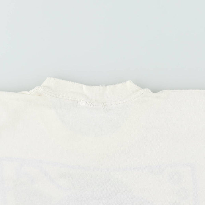90'S STEDMAN Super HI CRU Print T-Shirt, Men's XL equivalent, Vintage cotton white type Vintage Second Hand