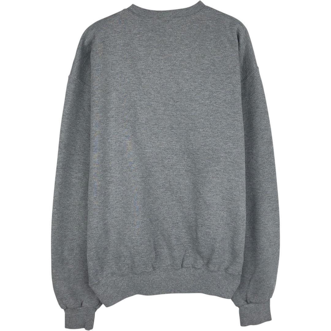 90'S Russell Triple Print College Sweatshirt, Men's Size L (Equivalent), Vintage polyester gray type Vintage Second Hand