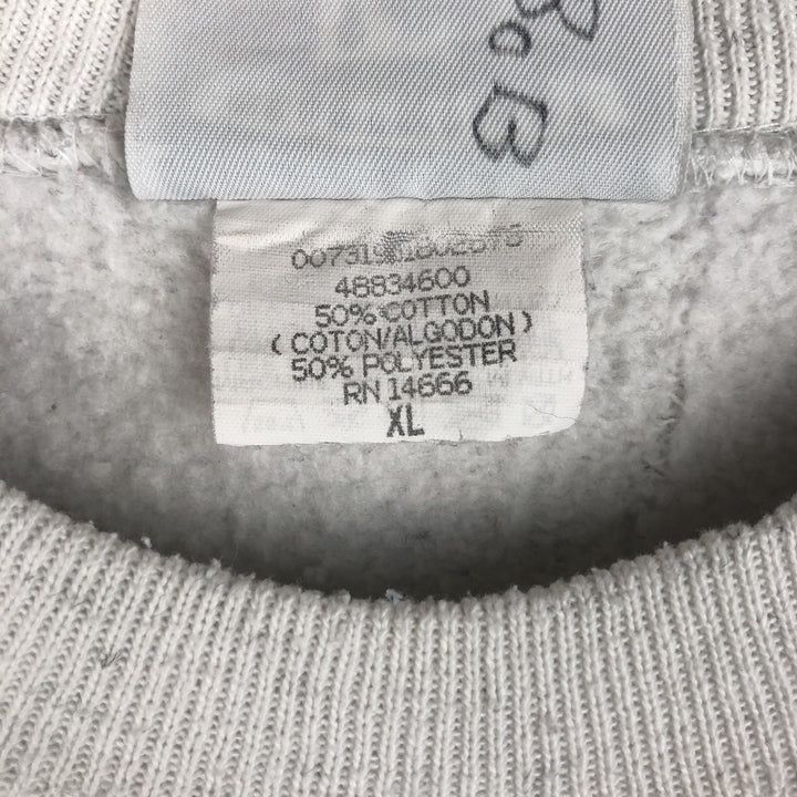 Vintage 90'S Lee printed sweatshirt, made in the USA, men's size XL cotton gray type Vintage Second Hand