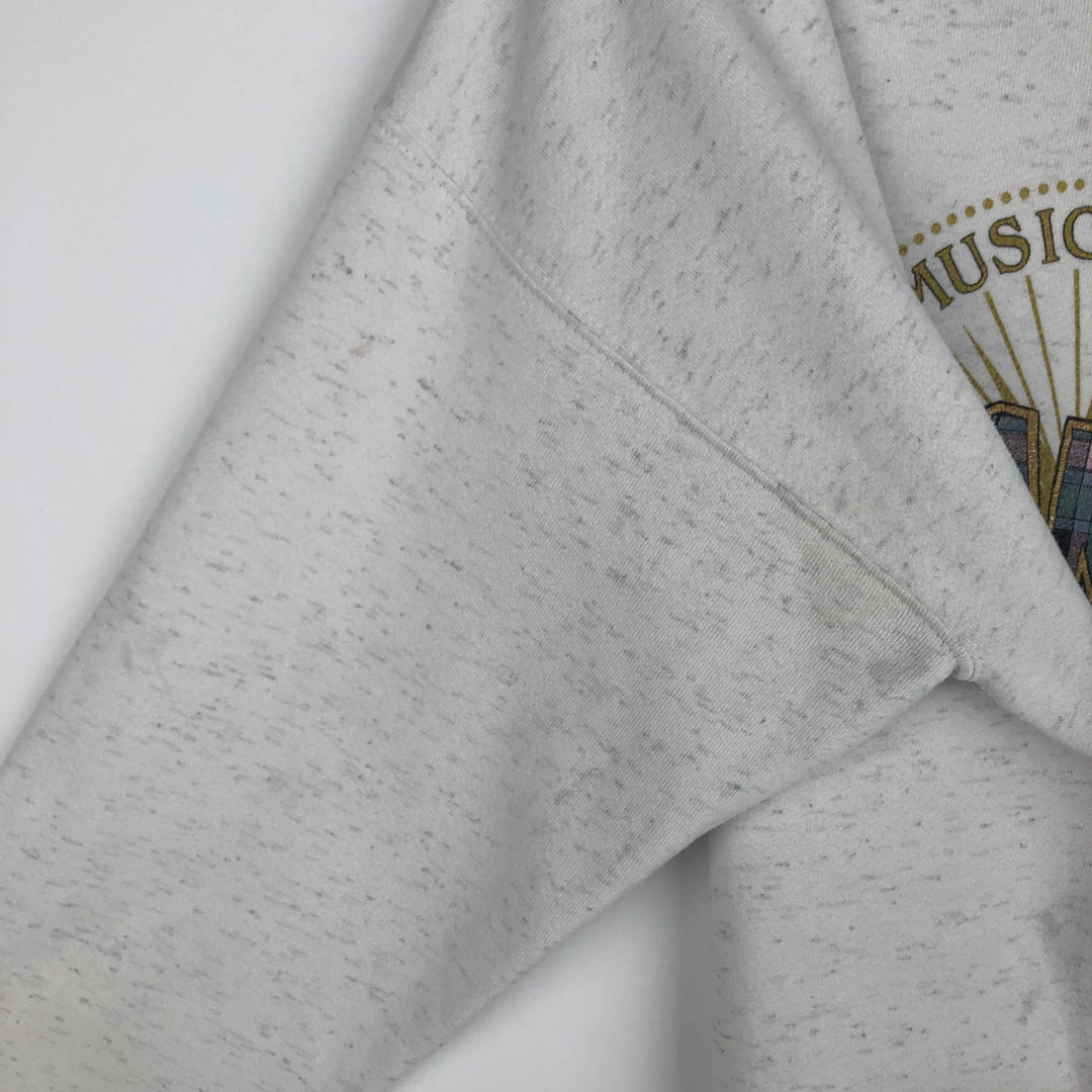 Vintage 90'S Lee printed sweatshirt, made in the USA, men's size XL cotton gray type Vintage Second Hand
