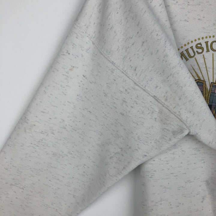 Vintage 90'S Lee printed sweatshirt, made in the USA, men's size XL cotton gray type Vintage Second Hand