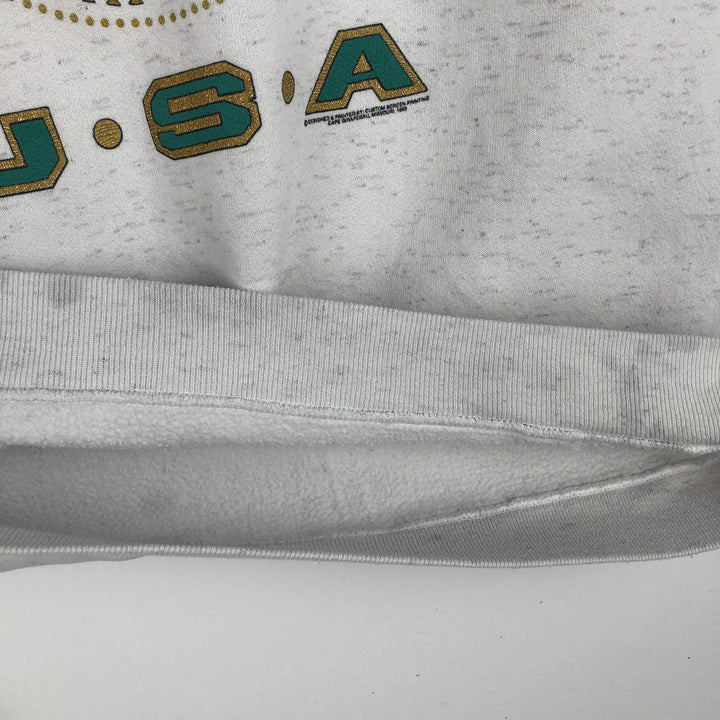Vintage 90'S Lee printed sweatshirt, made in the USA, men's size XL cotton gray type Vintage Second Hand