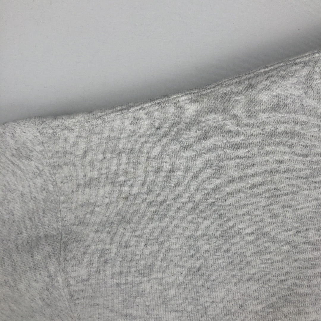 90'S Riddell College Sweatshirt, Made in USA, Men's XL equivalent, Vintage cotton gray type Vintage Second Hand