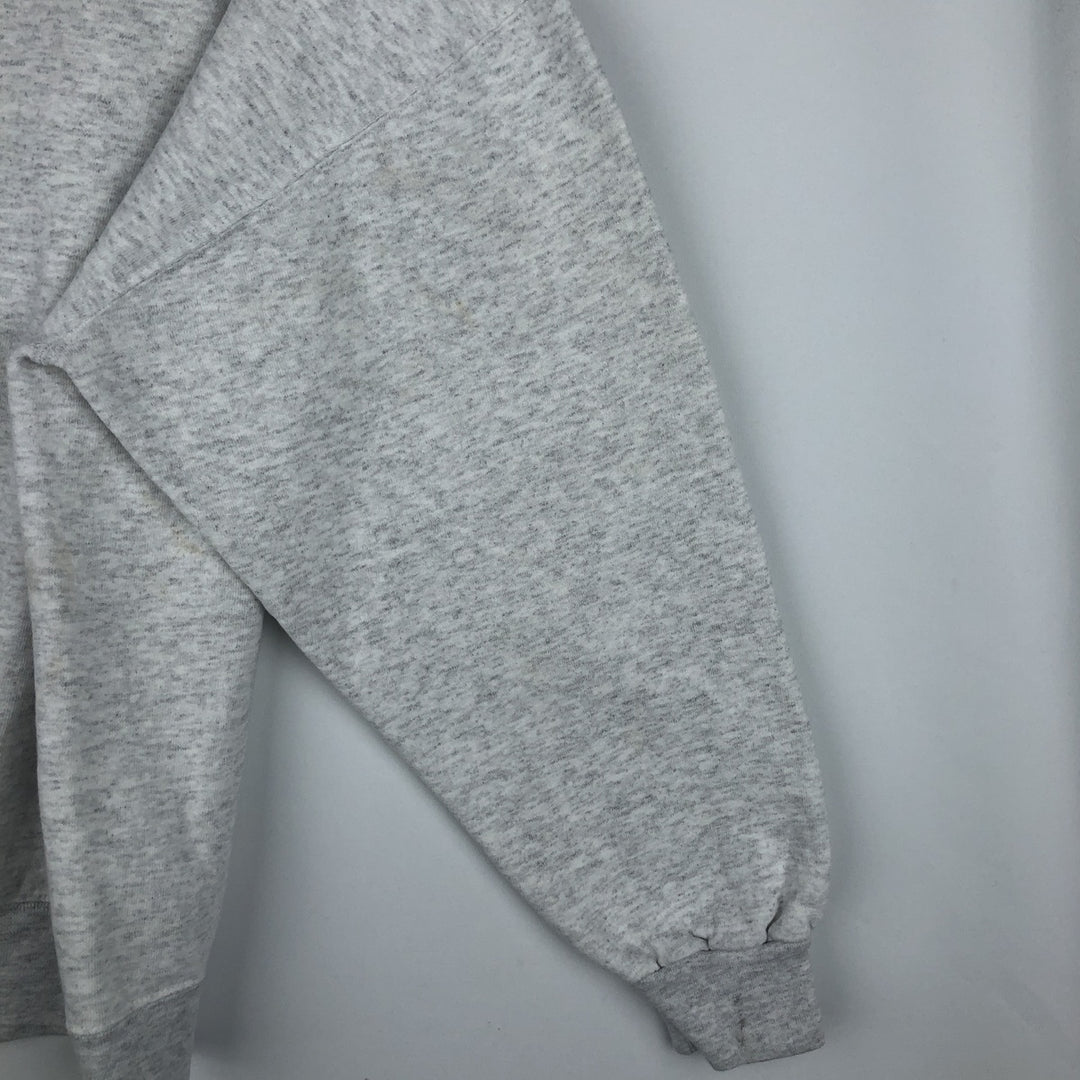 90'S Riddell College Sweatshirt, Made in USA, Men's XL equivalent, Vintage cotton gray type Vintage Second Hand