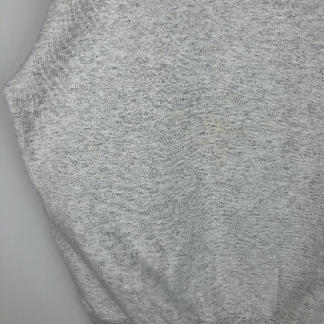 90'S Riddell College Sweatshirt, Made in USA, Men's XL equivalent, Vintage cotton gray type Vintage Second Hand