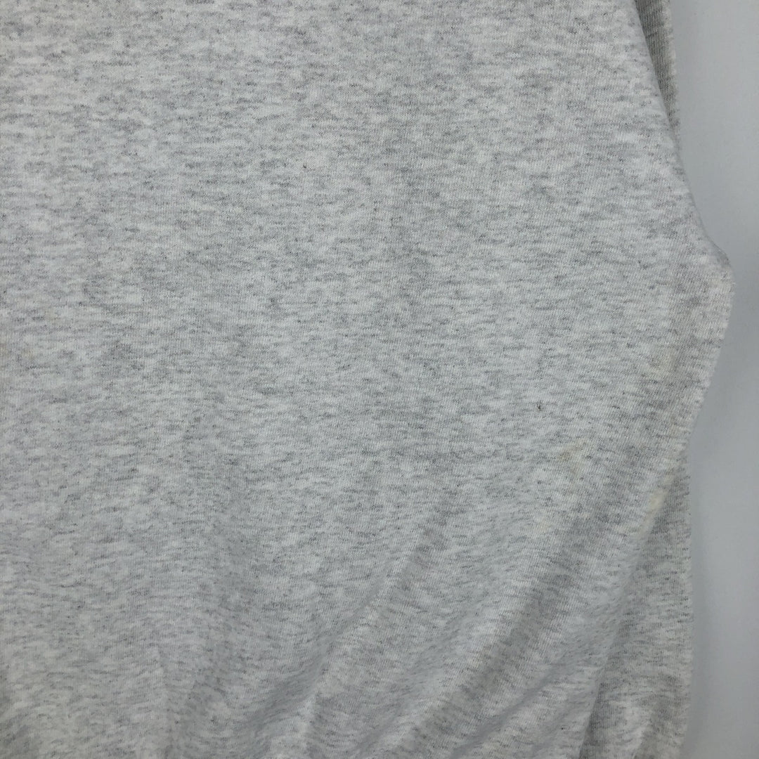 90'S Riddell College Sweatshirt, Made in USA, Men's XL equivalent, Vintage cotton gray type Vintage Second Hand