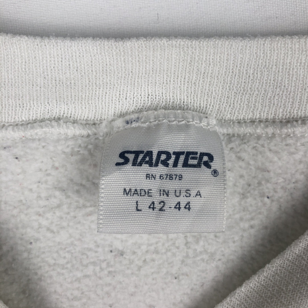 80s-90'S Starter NFL San Francisco 49ers Print Sweatshirt, Made in USA cotton white type Vintage Second Hand