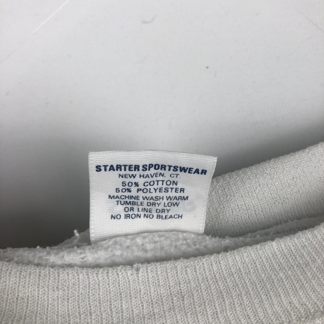 80s-90'S Starter NFL San Francisco 49ers Print Sweatshirt, Made in USA cotton white type Vintage Second Hand