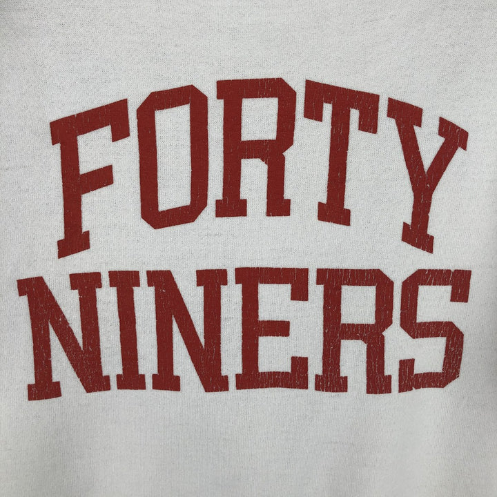 80s-90'S Starter NFL San Francisco 49ers Print Sweatshirt, Made in USA cotton white type Vintage Second Hand