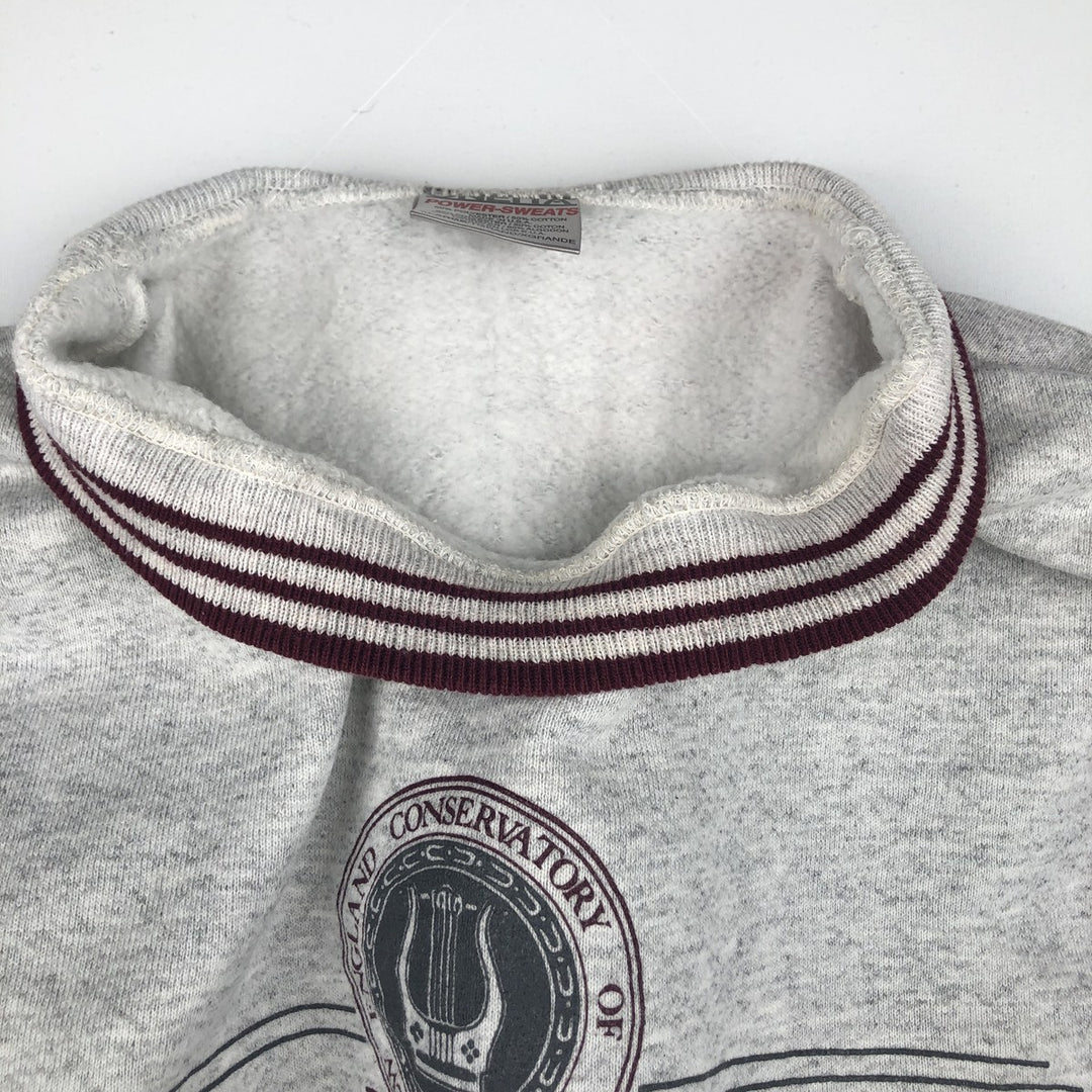 90'S ONEITA Triple Print College Sweatshirt, Made in USA, Men's XL (approx.) Vintage polyester gray type Vintage Second Hand