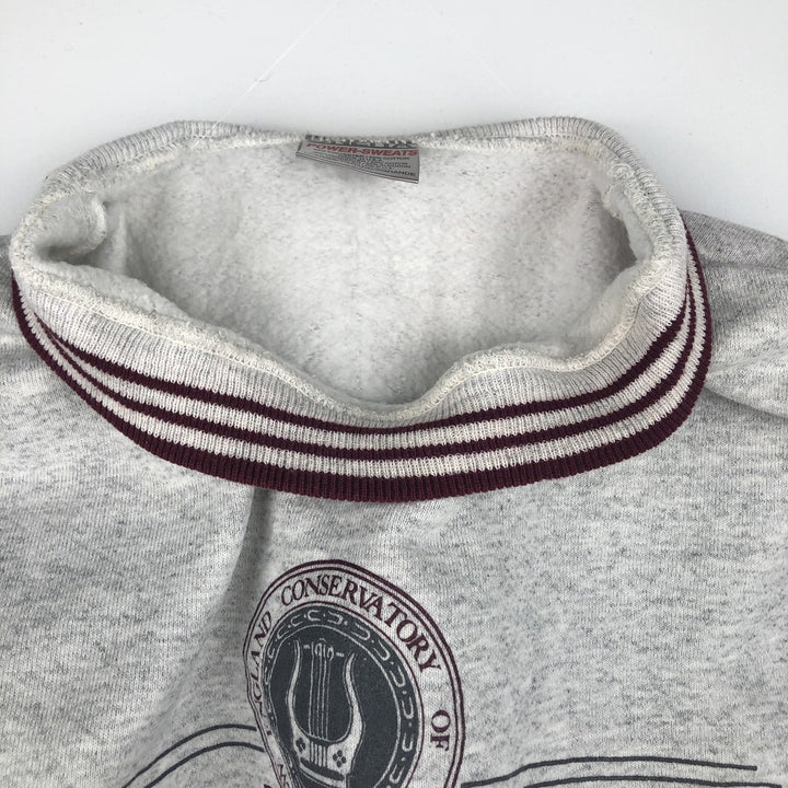 90'S ONEITA Triple Print College Sweatshirt, Made in USA, Men's XL (approx.) Vintage polyester gray type Vintage Second Hand
