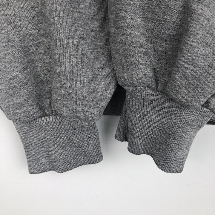 90'S Russell triple print college sweatshirt, made in the USA, men's size L, vintage polyester gray type Vintage Second Hand
