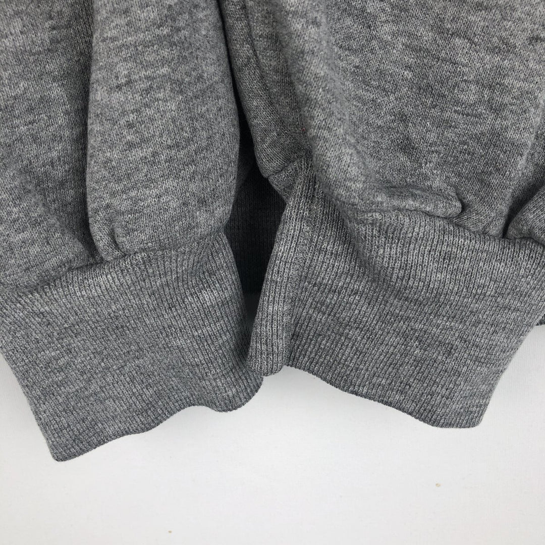 90'S Russell triple print college sweatshirt, made in the USA, men's size L, vintage polyester gray type Vintage Second Hand
