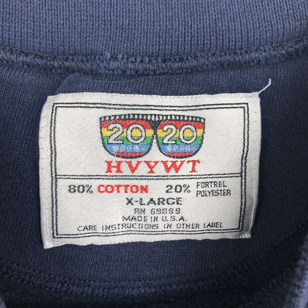 90s-2020 HVYWT Notre Dame University Fighting Irish College Sweatshirt (Men's XL equivalent) cotton navy blue type Vintage Second Hand