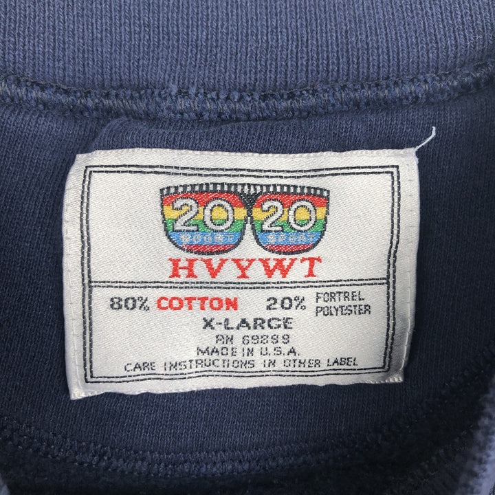90s-2020 HVYWT Notre Dame University Fighting Irish College Sweatshirt (Men's XL equivalent) cotton navy blue type Vintage Second Hand