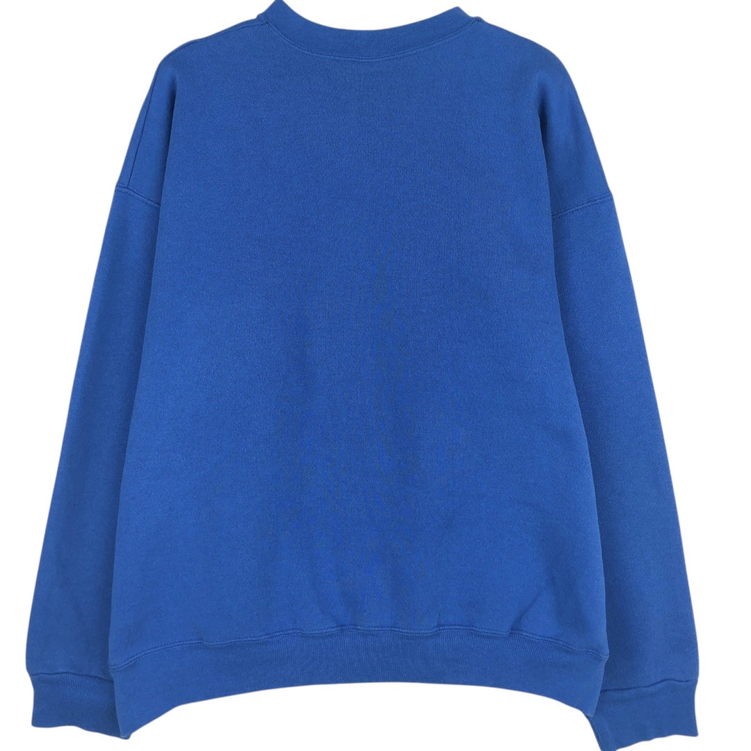 80'S ARTEX Triple Print College Sweatshirt, Made in USA, Men's XL (approx.) Vintage cotton blue type Vintage Second Hand