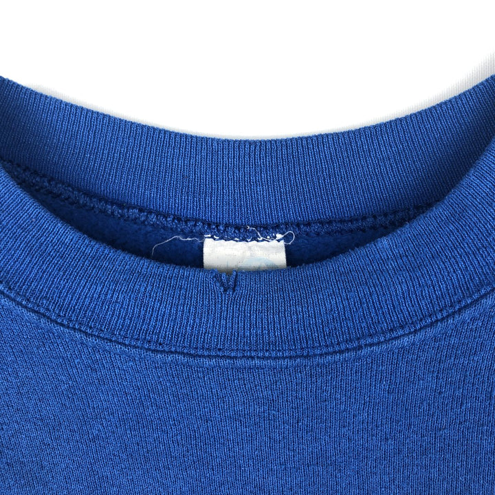 80'S ARTEX Triple Print College Sweatshirt, Made in USA, Men's XL (approx.) Vintage cotton blue type Vintage Second Hand