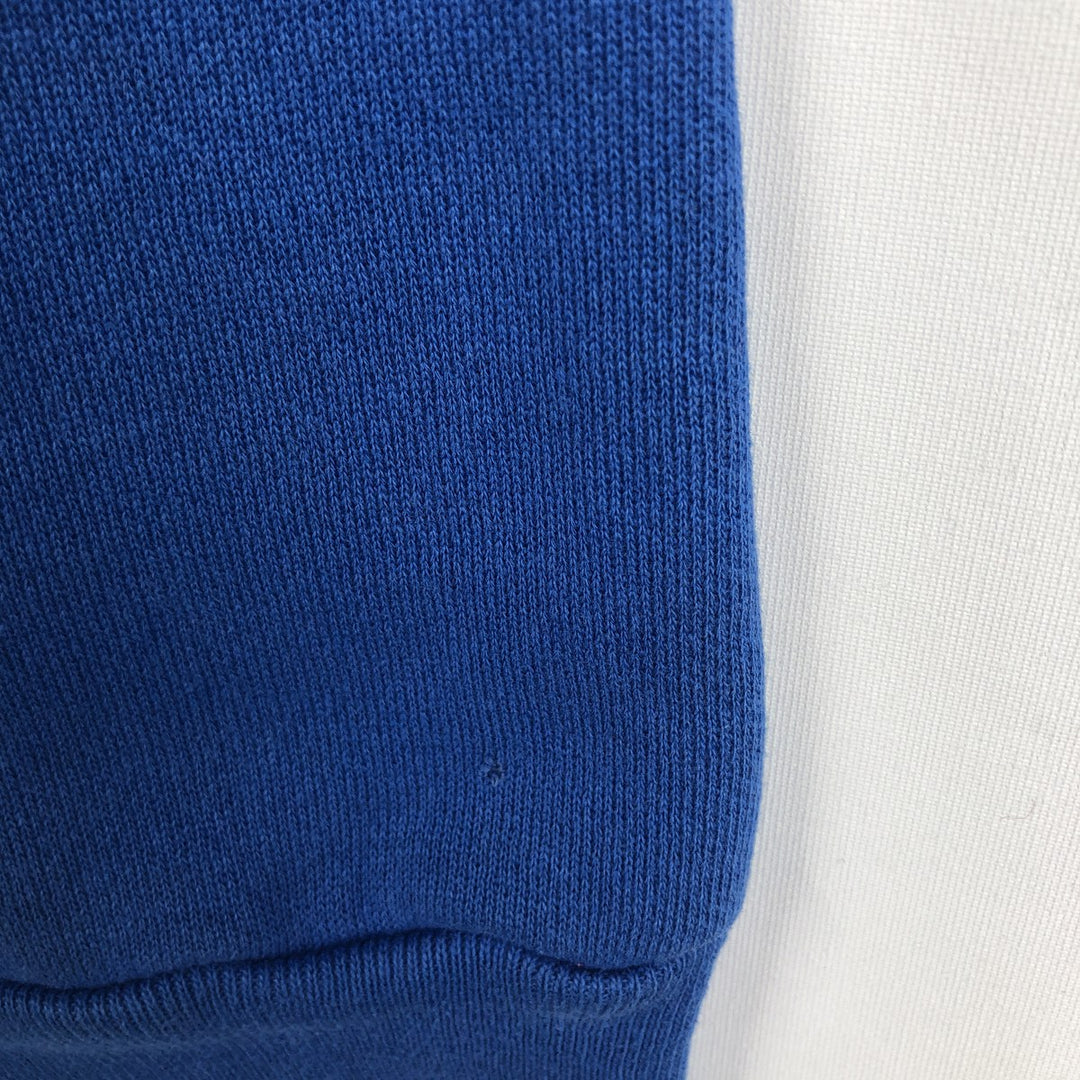 80'S ARTEX Triple Print College Sweatshirt, Made in USA, Men's XL (approx.) Vintage cotton blue type Vintage Second Hand