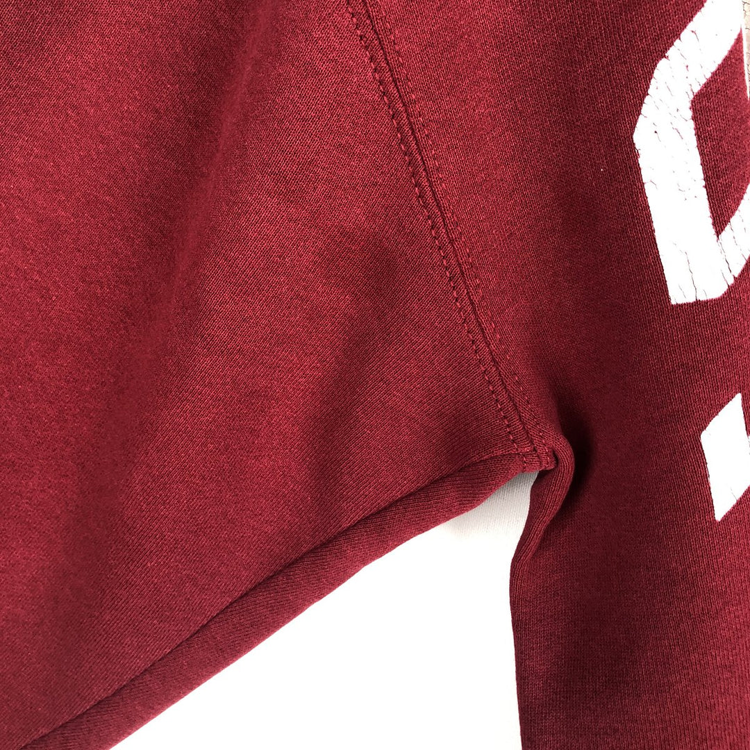 90'S Russell College Sweatshirt, Made in USA, Men's L, Vintage cotton red type Vintage Second Hand