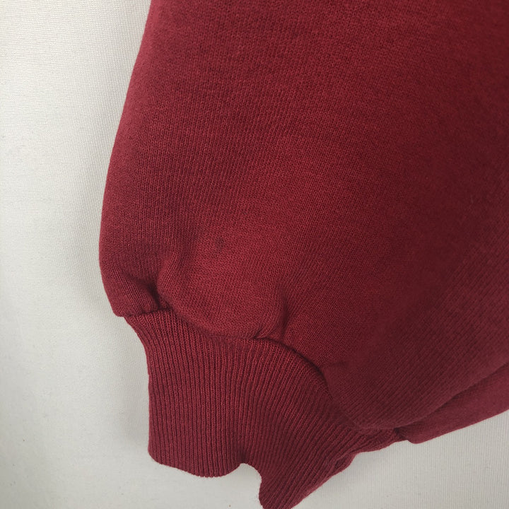 90'S Russell College Sweatshirt, Made in USA, Men's L, Vintage cotton red type Vintage Second Hand
