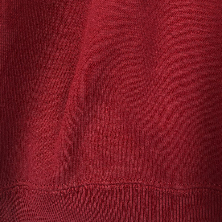 90'S Russell College Sweatshirt, Made in USA, Men's L, Vintage cotton red type Vintage Second Hand