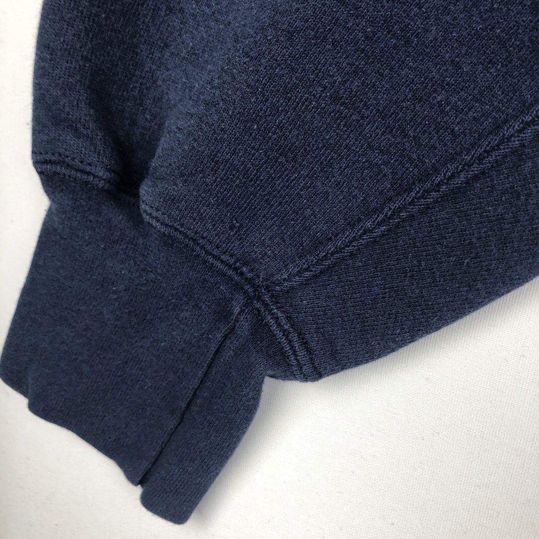 90'S Lee 95 Cotton Triple Print College Sweatshirt, Made in USA, Men's XXL equivalent, Vintage cotton navy blue type Vintage Second Hand