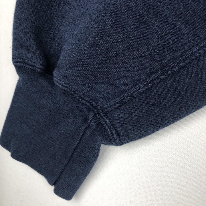 90'S Lee 95 Cotton Triple Print College Sweatshirt, Made in USA, Men's XXL equivalent, Vintage cotton navy blue type Vintage Second Hand