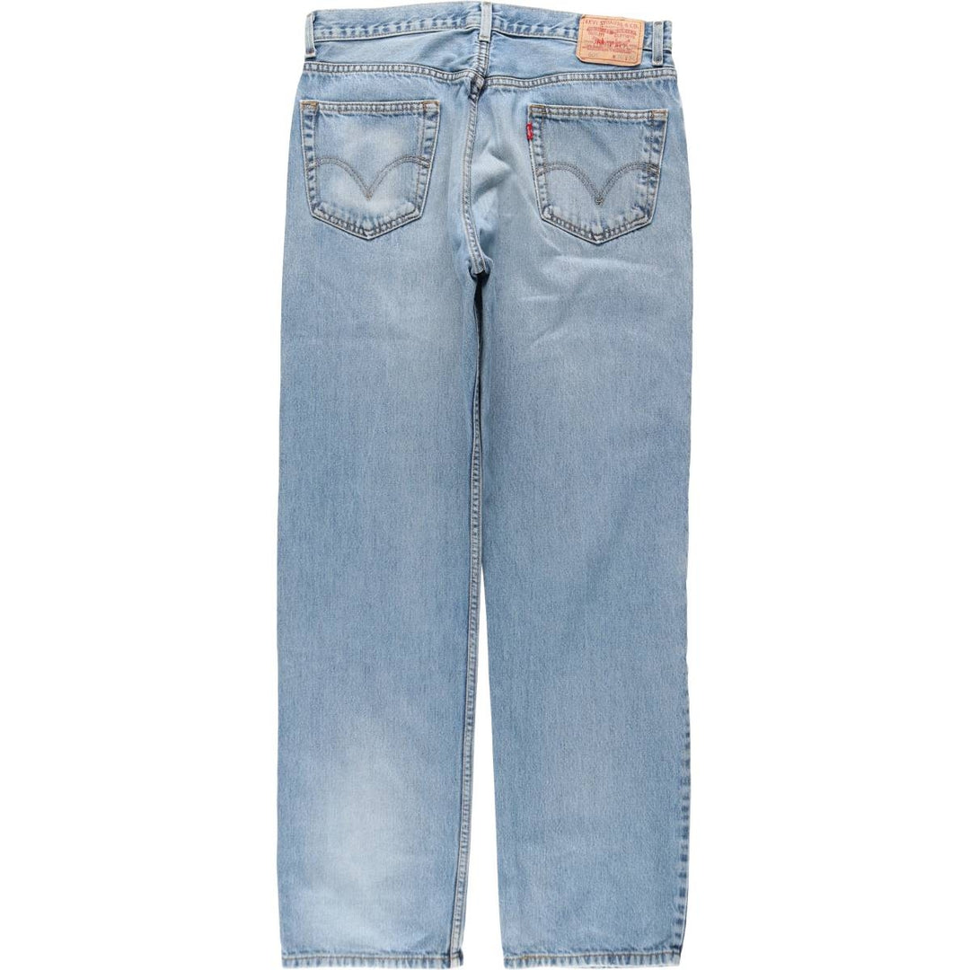 Levi's 505 REGULAR FIT tapered denim pants for men, size w36 cotton blue type Vintage Second Hand