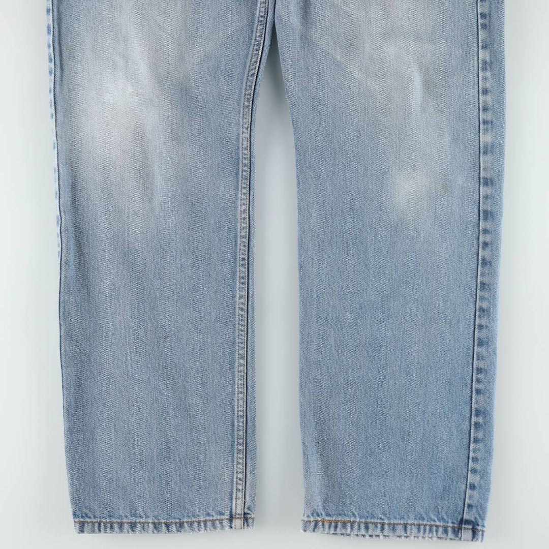 Levi's 505 REGULAR FIT tapered denim pants for men, size w36 cotton blue type Vintage Second Hand