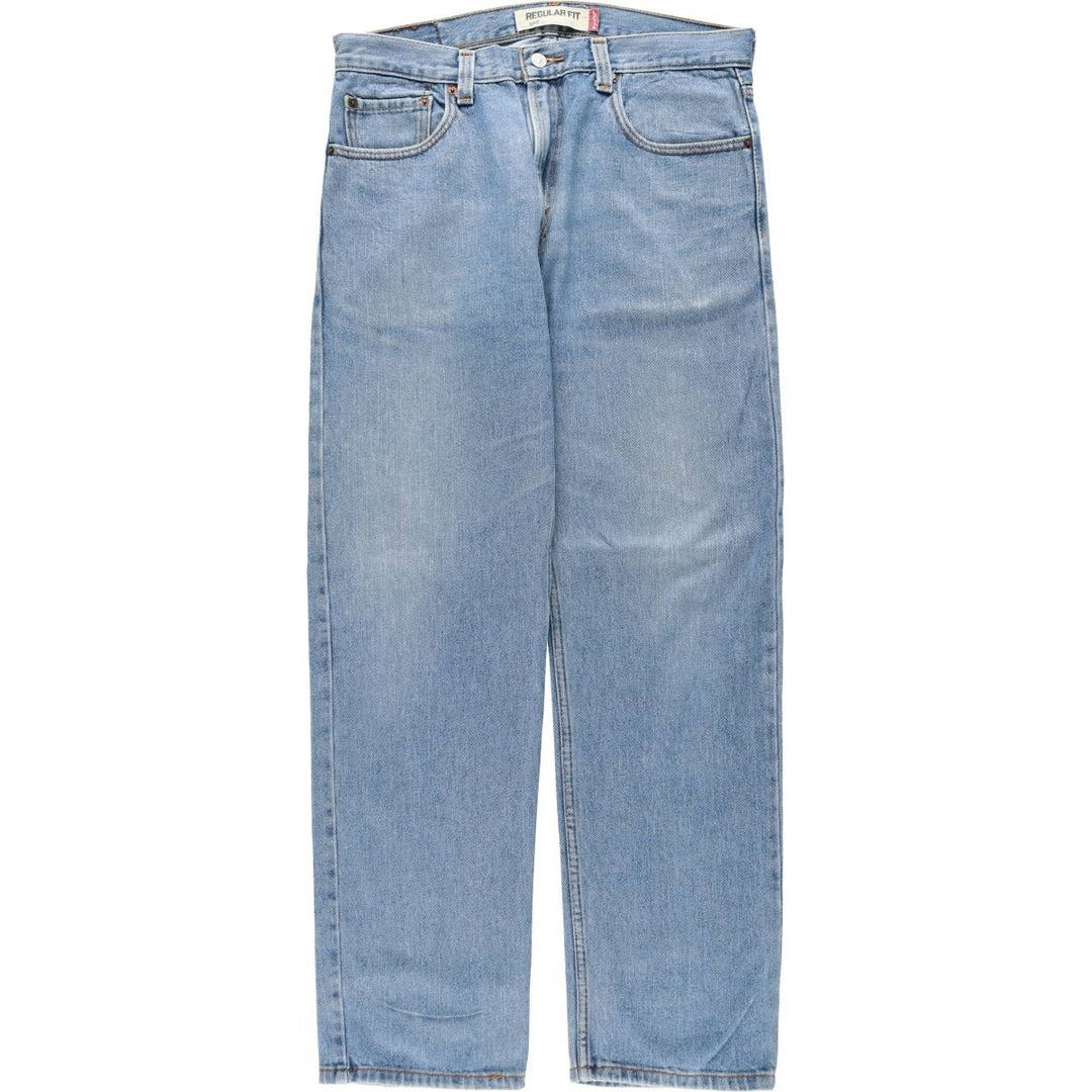 Levi's 505 REGULAR FIT tapered denim pants for men, size w35 unclear blue type Vintage Second Hand