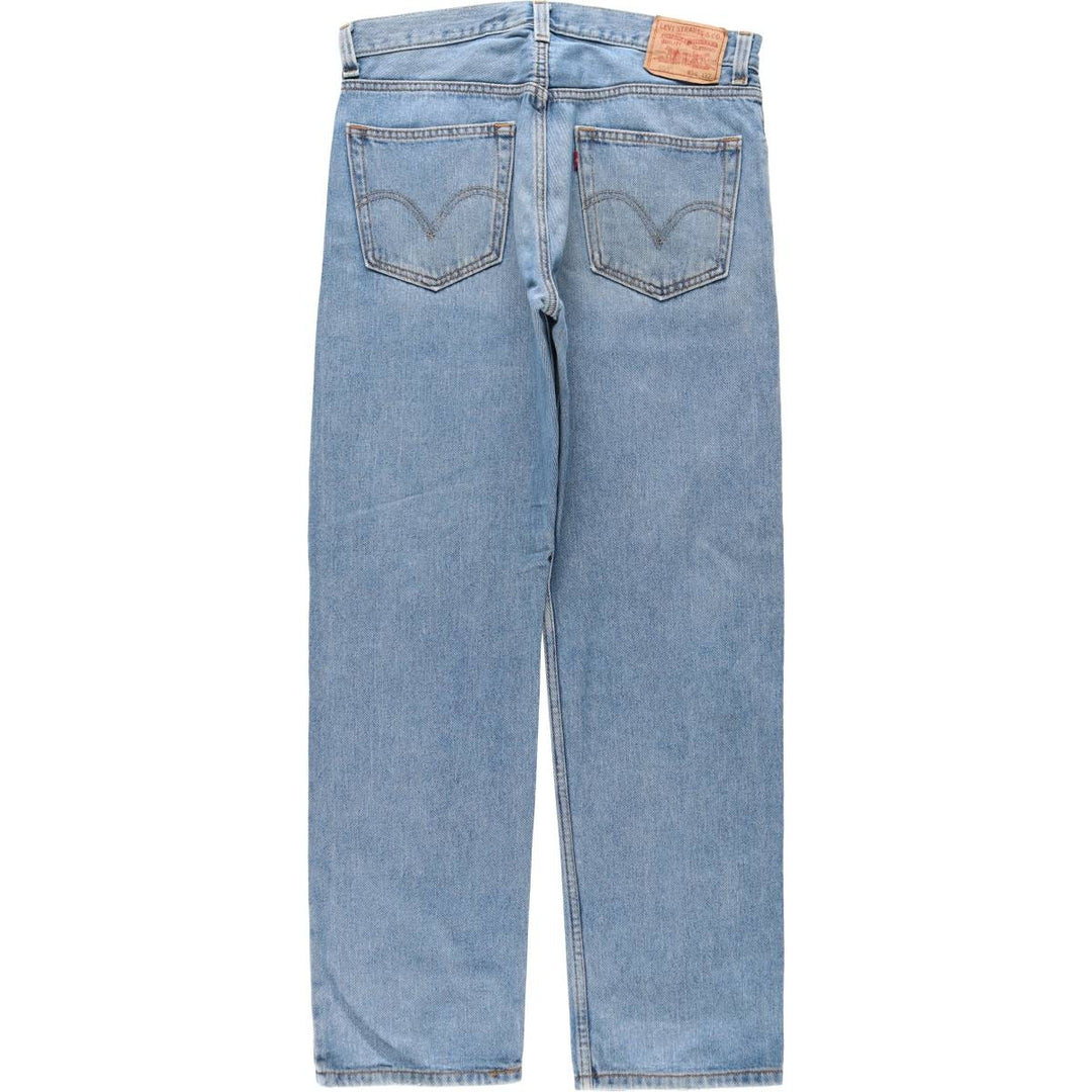 Levi's 505 REGULAR FIT tapered denim pants for men, size w35 unclear blue type Vintage Second Hand