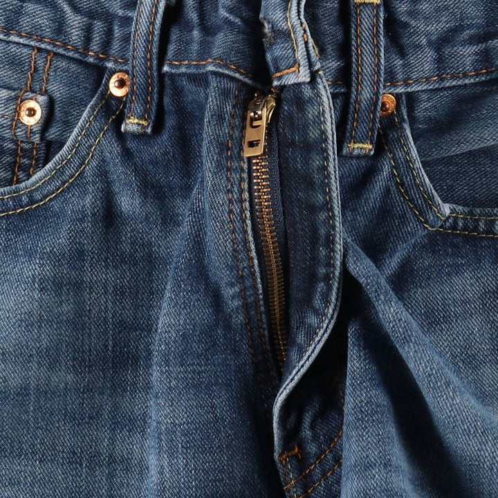 Levi's 505 tapered denim pants for men, size W34 cotton blue type Vintage Second Hand
