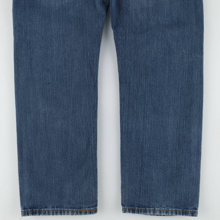 Levi's 505 tapered denim pants for men, size W34 cotton blue type Vintage Second Hand