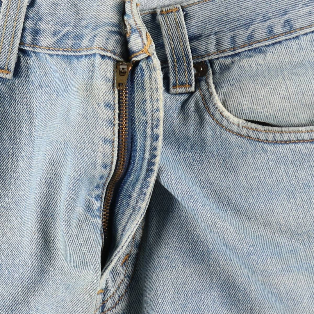 Levi's 505 REGULAR FIT tapered denim pants for men, size w35 cotton blue type Vintage Second Hand