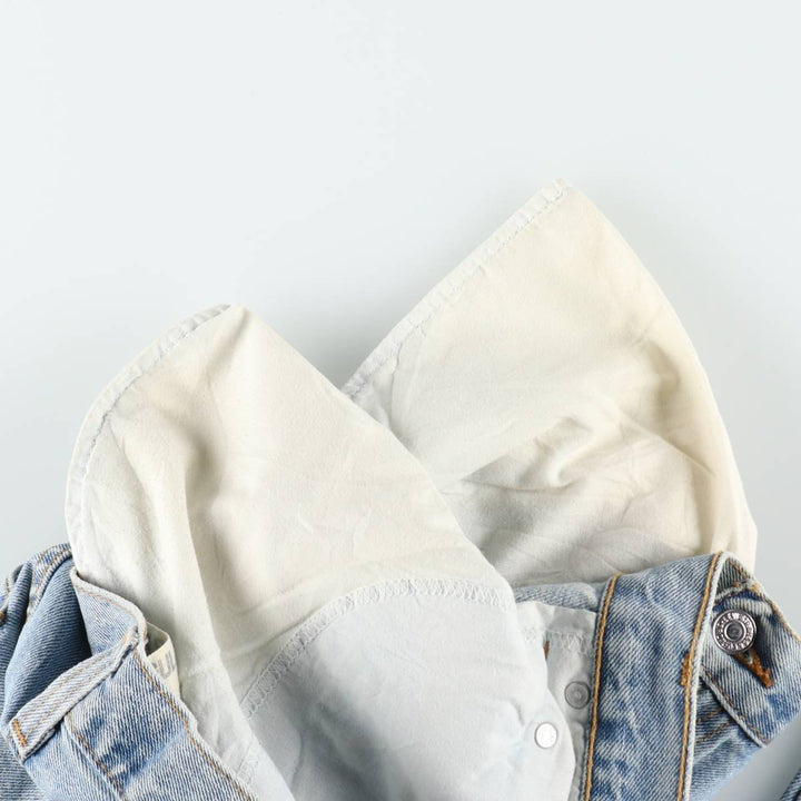 Levi's 505 REGULAR FIT tapered denim pants for men, size w35 cotton blue type Vintage Second Hand